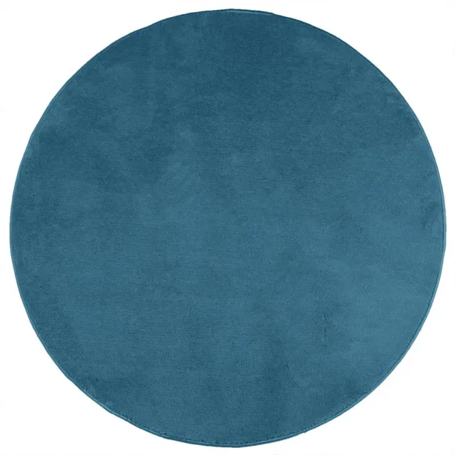 vidaXL Vloerkleed - OVIEDO - laagpolig - Ø - 160 - cm - turquoise