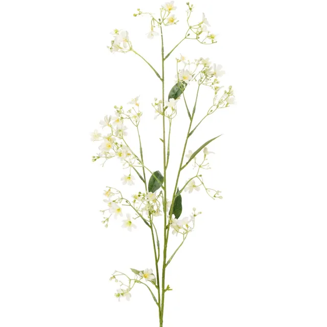 Viana Decoratieve tak met appelbloesem als kunstbloem voor een vrolijke sfee wit
