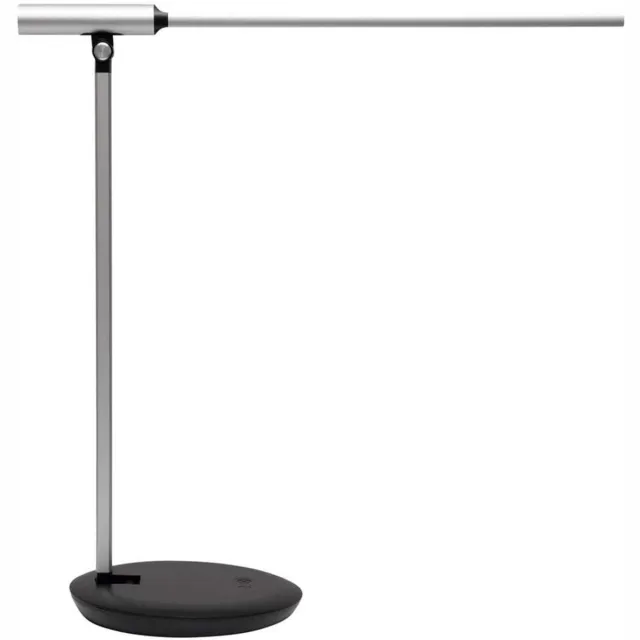 Maul MAULrubia Bureaulamp - LED - Zilver - Dimbaar - USB Poort - 3 Lichtstanden - Tafellamp