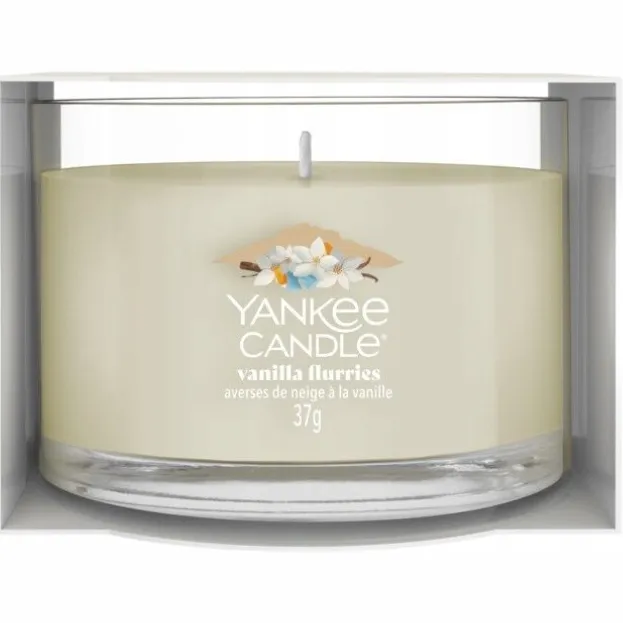 Yankee Candle Filled Votive - Vanilla Flurries - 10 branduren - 1 stuk Beige