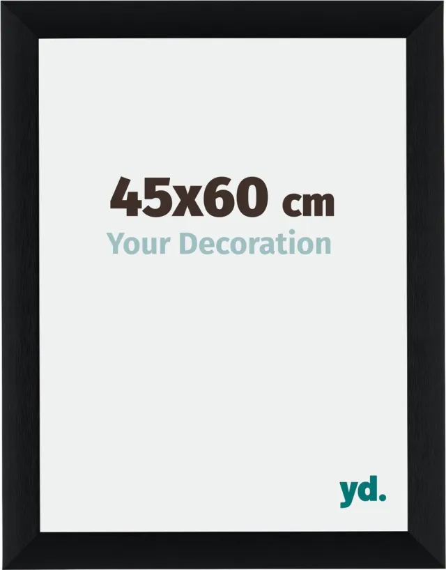 yd. Your Decoration - Fotolijst 45x60 cm - Aluminium - Zwart Geborsteld - Tucson