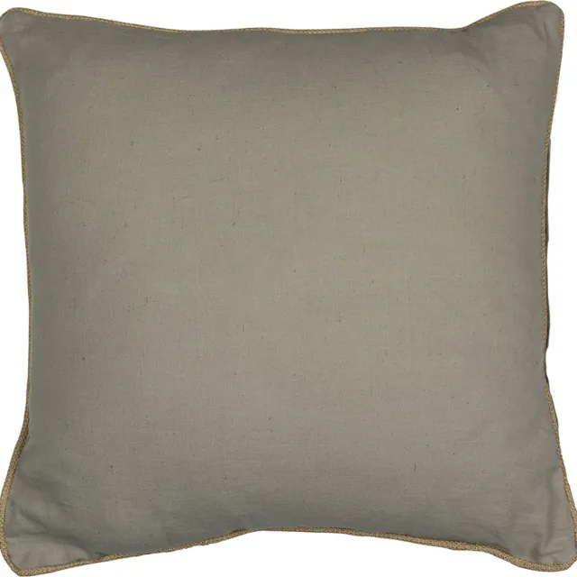 Mars & More Jute bies - sierkussen beige - 45 x 45 cm