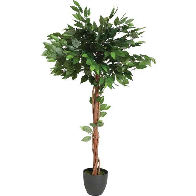Atmosphera Kunstplant - Plant - Ficus - Met Pot - H130cm Zwart