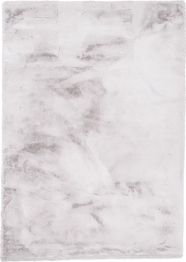 OZ HOME Fluffy Tapijt 160x230 cm - Lichtgrijs - EXTRA Zacht - Vloerkleed - Tapijten Woonkamer - Slaapkamer - Kerstcadeau