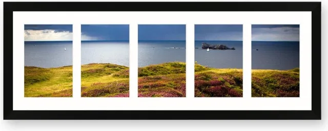 SecaDesign Anima Vijfluik Fotolijst - Fotomaat 10x15 cm - Zwart