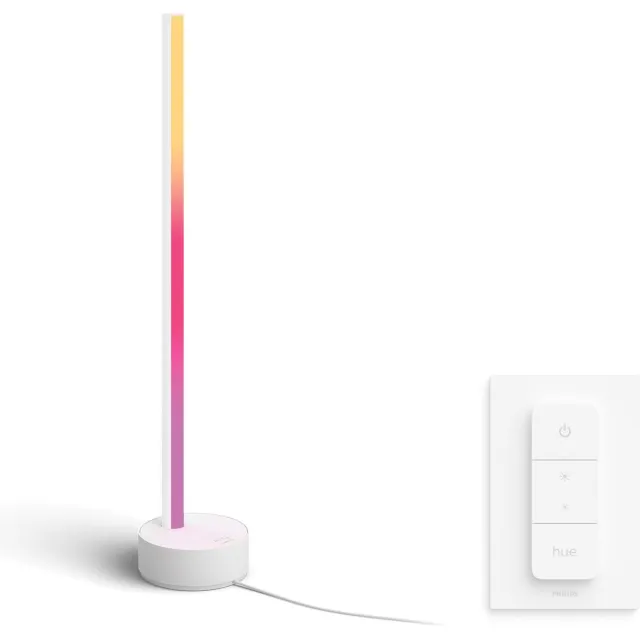 Philips Hue Signe Tafellamp (Wit) - Wit en Gekleurd Licht - Incl. Hue Dimmer Switch - Hue White and Color Ambiance