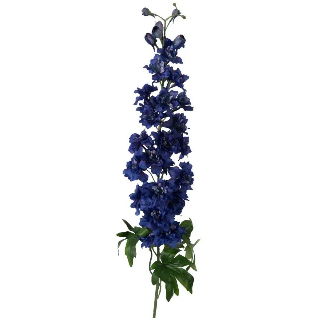 Viv! Home Luxuries Ridderspoor extra groot - zijden bloem - donker blauw - 102cm