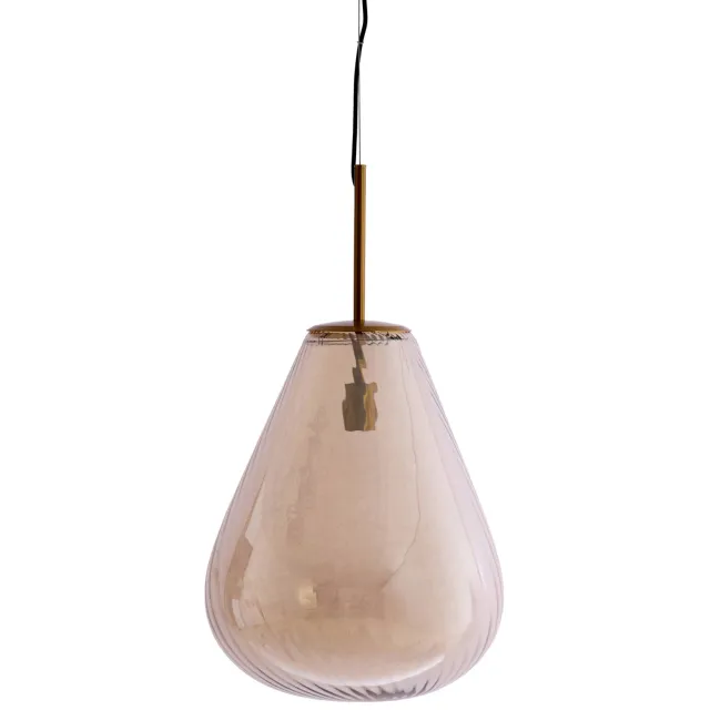 Light & Living Hanglamp (Ø40x50 cm) LEONA antiek brons+amber