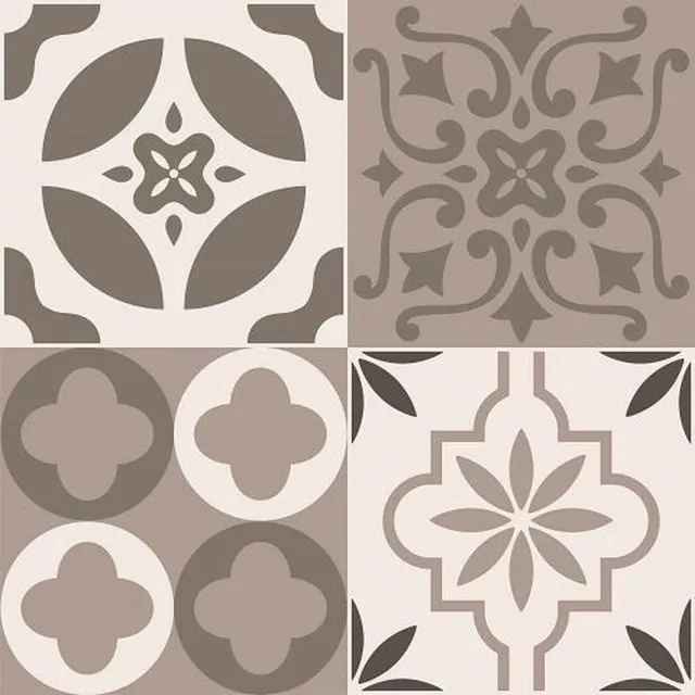 Crearreda Muurstickers Cementine 30 X 30 Cm Eva Grijs 3 Stuks