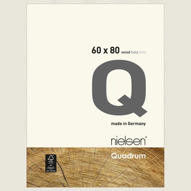 Nielsen Quadrum Houten Wissellijst White 60x80cm Wit