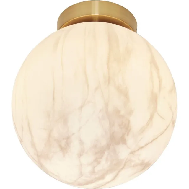 It's About Romi Plafonniere Carrara - Goud/Wit - Ø22cm - Modern,Luxe