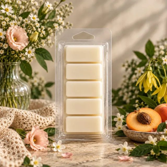 Anna's Geurenhuisje Waxmelts Jardin Secret - Snapbar - 55 gram - Sojawas - Handmade - Dierproefvrij - Vegan - Huisparfum - Voor in geurbrander - Waxbrander - Geur in huis - Wax melt - Geurkaars - Parfum Groen