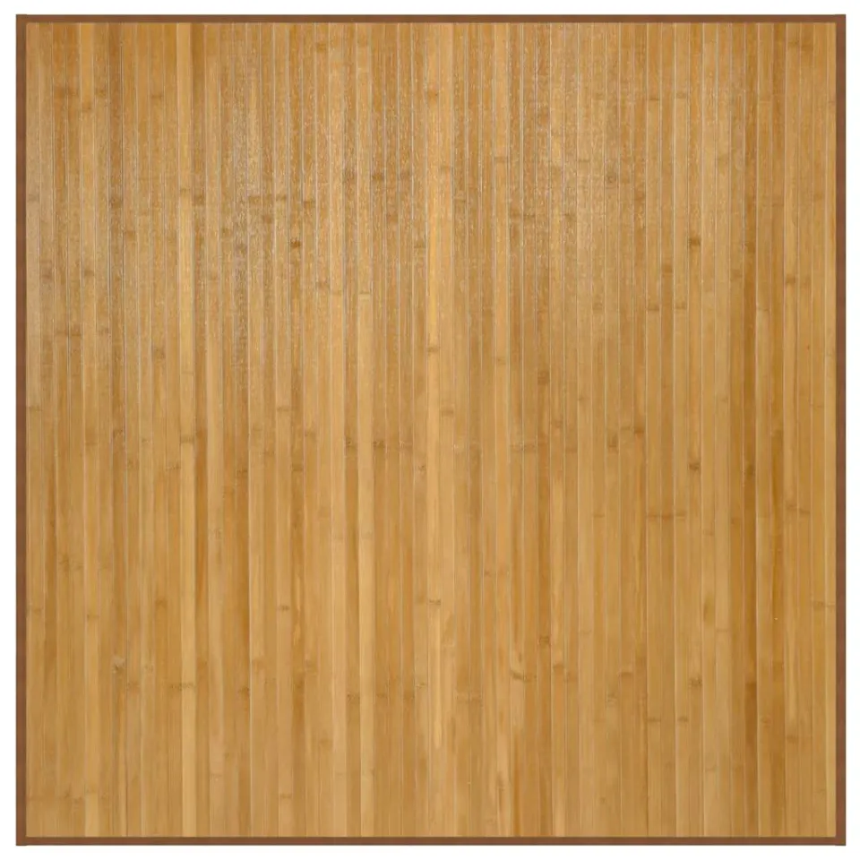 vidaXL Vloerkleed vierkant 100x100 cm bamboe naturel, foto 3