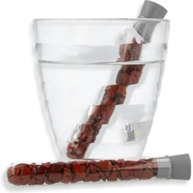 Ruben Robijn Jaspis rood glas Aqua Gems waterwand