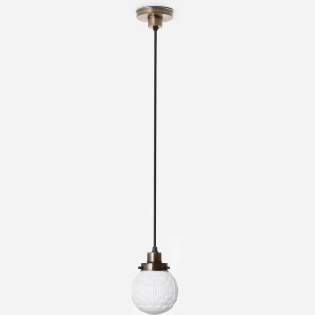 Coloured by Art Hanglamp aan snoer Arcade 20's Brons - Art Deco Trade