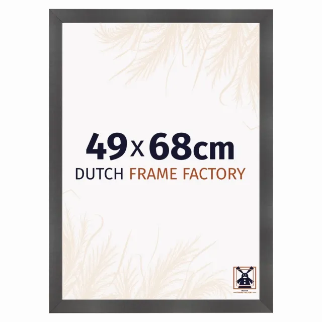 Dutch Frame Factory Fotolijst 49x68 cm - MDF - Zwart Mat - Praag