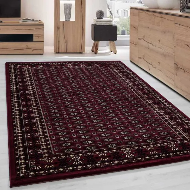 TapisTrend Oosters tapijt Zwart-rood Klassiek Marrakesh 0351