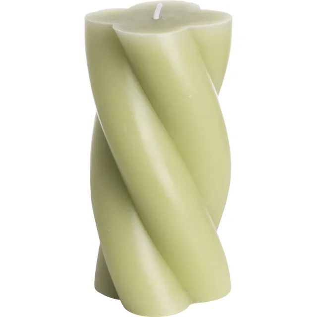Gusta Swirlkaars - ø7x14cm - Lichtgroen