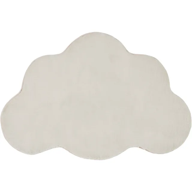Beliani PARSON - Vloerkleed - Lichtbeige - 80 x 120 cm - Kunstbont