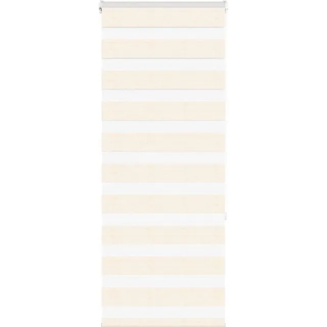 vidaXL Zebra - rolgordijn - 65x150 - cm - stofbreedte - 60,9 - cm - marmerbeige Marmer beige