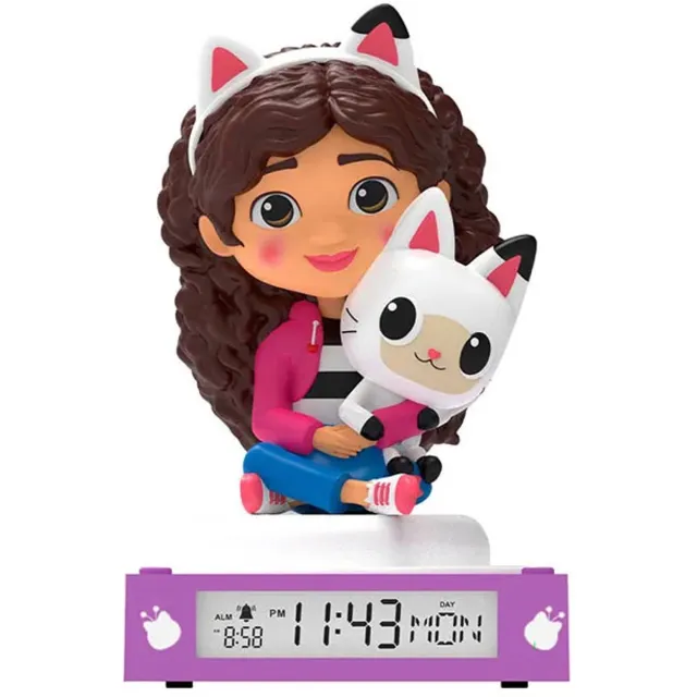 Gabby's Poppenhuis Gabby's Dollhouse Smoothie Land 3D nachtlamp en wekker Multicolor