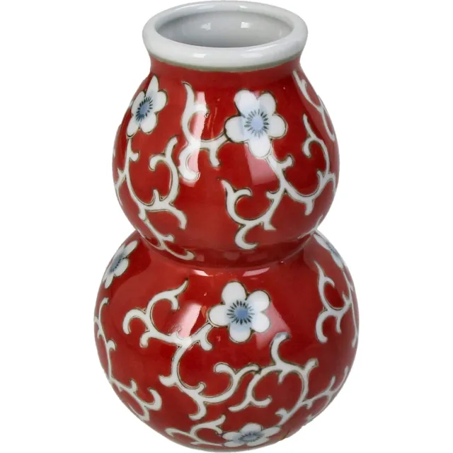 HD Collection Vaas Porselein Rood 10x10x16cm Red