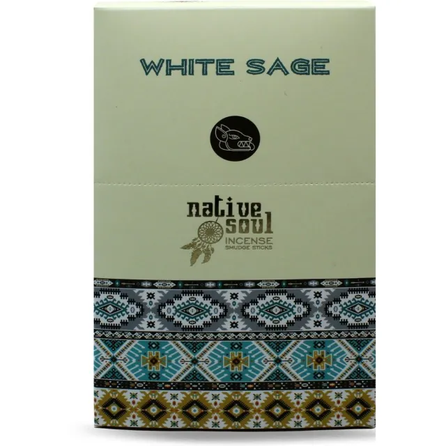 Native Soul Wierook Native Soul White Sage - doos 12 stuks