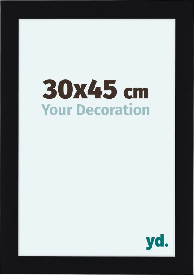 yd. Your Decoration - Fotolijst 30x45 cm - MDF - Zwart Hoogglans - Como