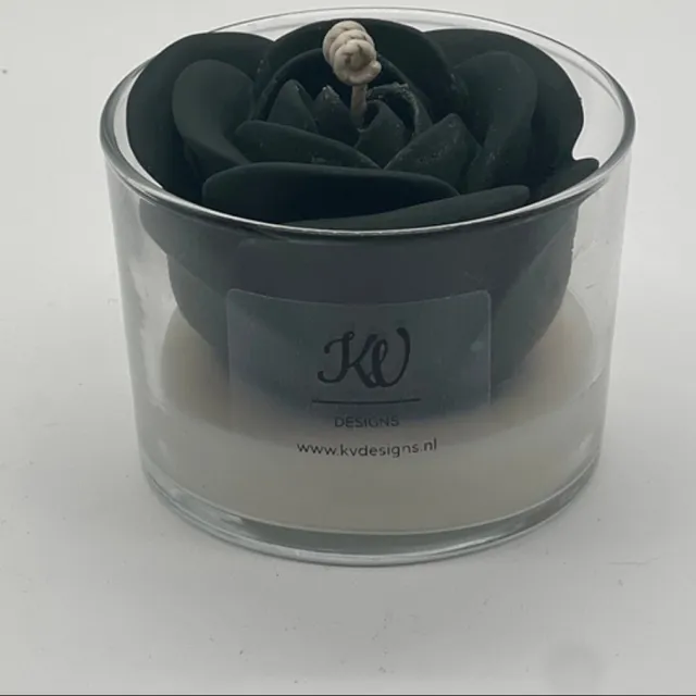 KV designs Kaars in glazen pot - 690
