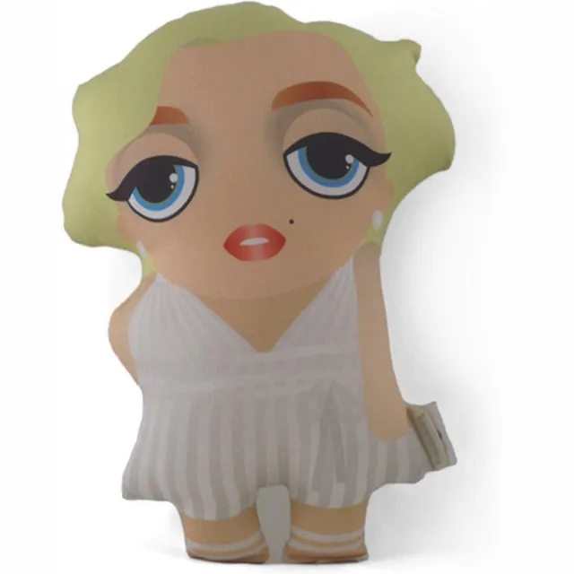 Kalidoskopia Tuki kussen- Marilyn Monroe -Kussen-Knuffelbaar-Celebrity-beroemdheden-Teddy meerdere