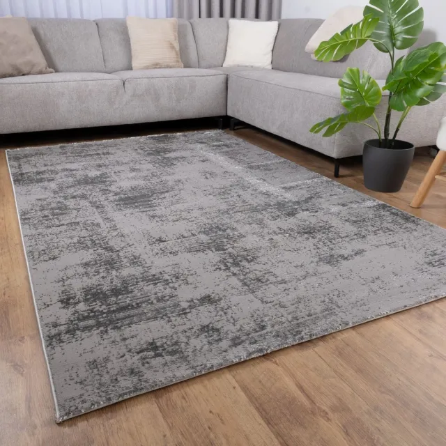 Koho Carpets Grijs Tapijt Laagpolig Vloerkleed Koho Marble Lux - 160x230cm- Modern - Woonkamer - Salon - Slaapkamer - Eetkamer
