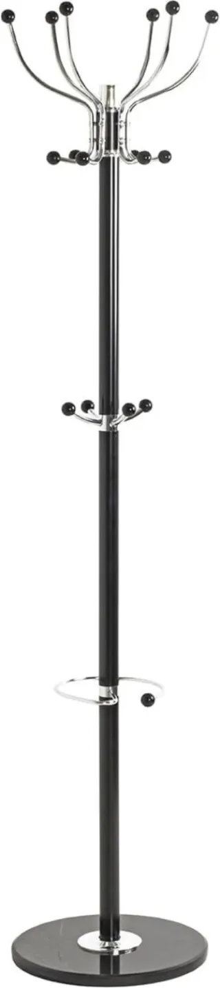 DailySupplies® Kapstok Staand – Garderoberek – Kledingrek Hal – Deluxe - Zwart