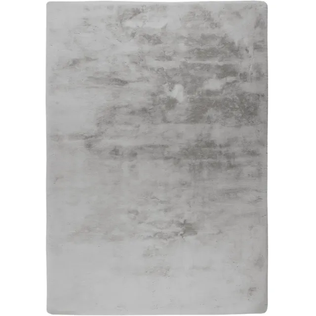 Dutch XXL Fluffy Vloerkleed | Tapijt | Dolce | Uni | Zilver | 120x170 cm