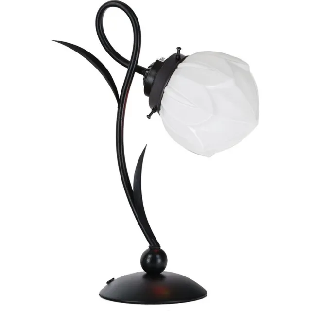 Coloured by Art Lovely Tafellamp Lotus Moonlight - Art Deco Trade Zwart