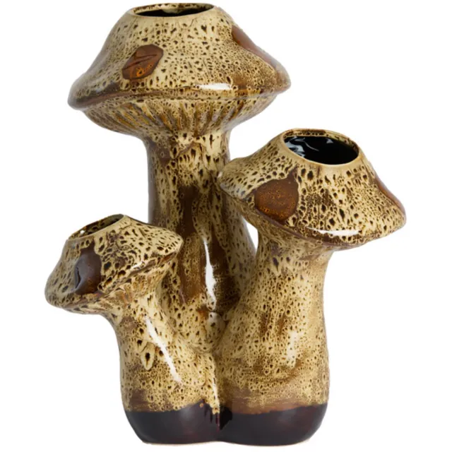 Light & Living Vaas MUSHROOM - Bruin - 33.5x28.5x40.5 cm