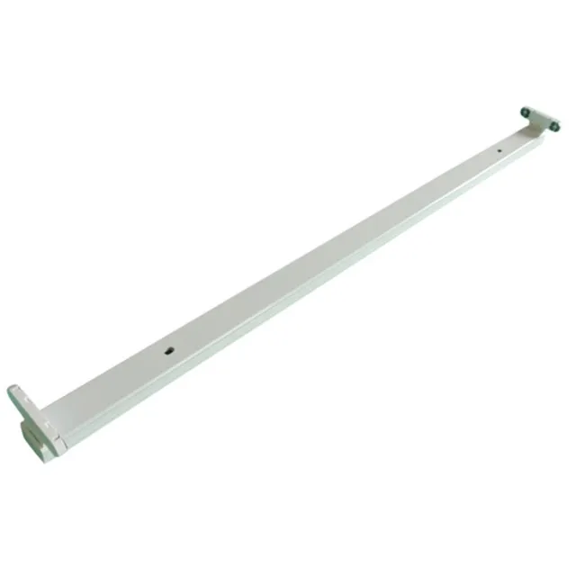 BES LED LED TL Armatuur T8 - Aigi Dybolo - 150cm Dubbel - IP20 - Mat Wit - Staal