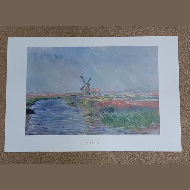 Verkerke poster Verkerke Claude Monet - Champ de tulips en Hollande 93 x 62 diverse kleuren