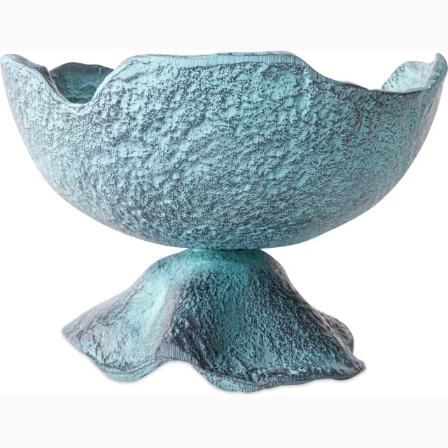 Benoa Blue Patina Decorative Bowl (set van 4) Blauw