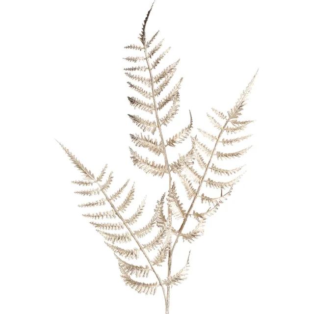 Viana Kunstdecoratievaren champagne metallic L85cm 2st Beige