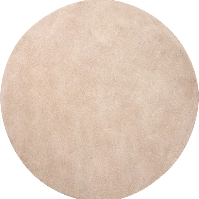 Beliani VASCO - Vloerkleed - Beige - 140 x 140 cm - Wol