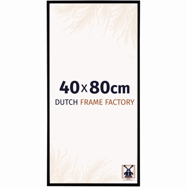 Dutch Frame Factory Fotolijst 40x80 cm - Kunststof - Zwart Mat - Easy