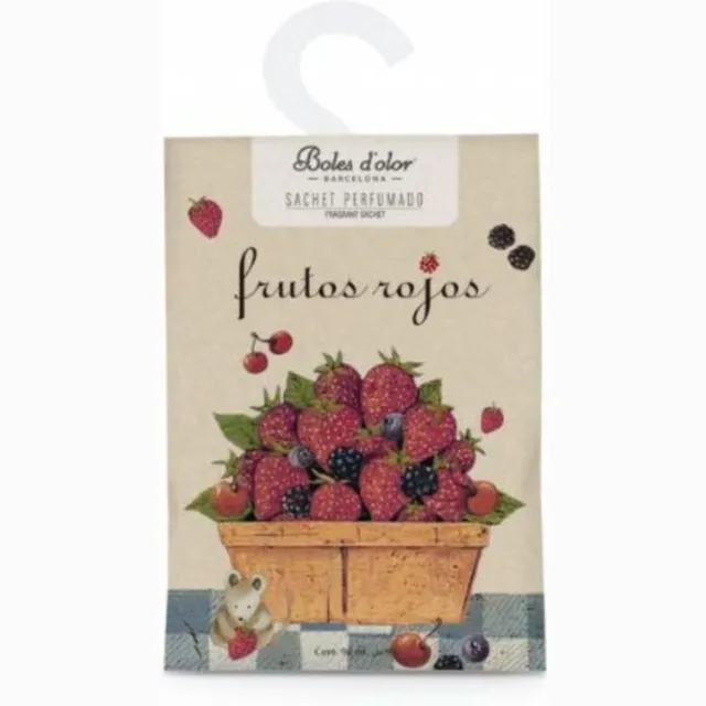 Boles D'olor Boles d‚Äô Olor Geurzakje Frutos Rojos 4 stuks Zwart