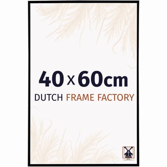 Dutch Frame Factory Fotolijst 40x60 cm - Kunststof - Zwart Mat - Easy