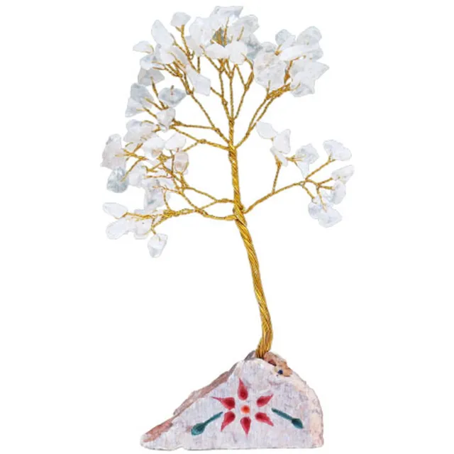 AW Gifts Bergkristal Edelsteenboom - 80 Stenen Steenkristal