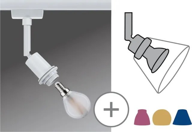 Paulmann 96970 spotje Railspot Wit E14 LED