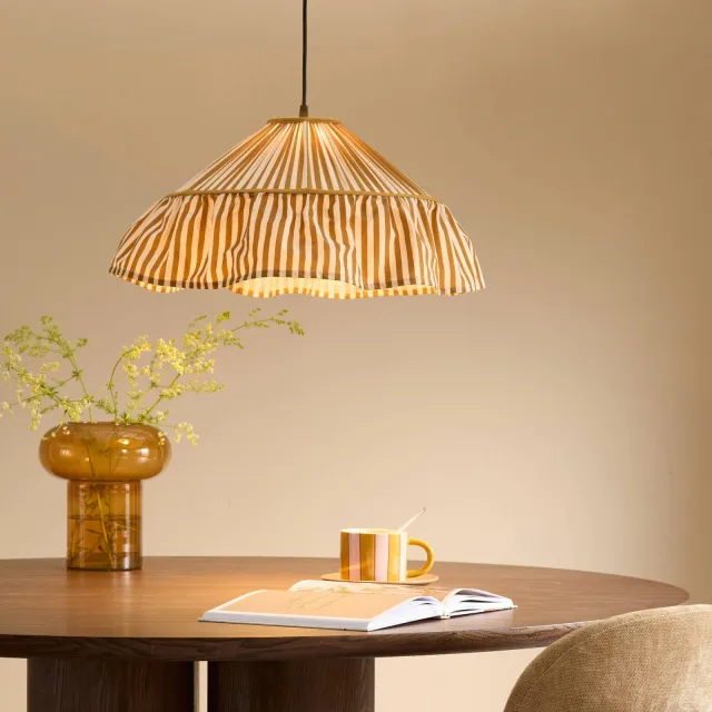 NOUS Living hanglamp Lucas (Ø40 cm) Geel