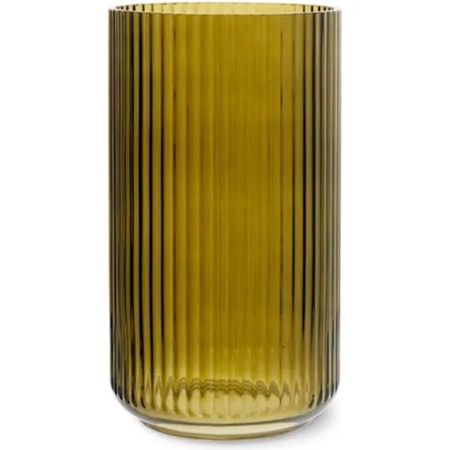 Lyngby Porcelaen vaas 38cm olive green