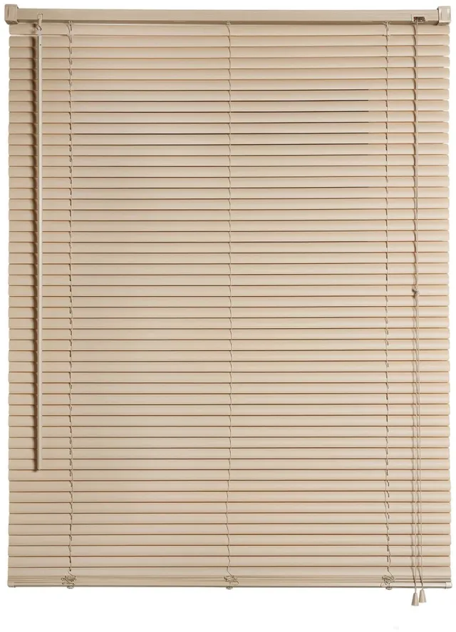 Storesdeco Vinyl Jaloezieën met Koord Topo 150x160 Beige