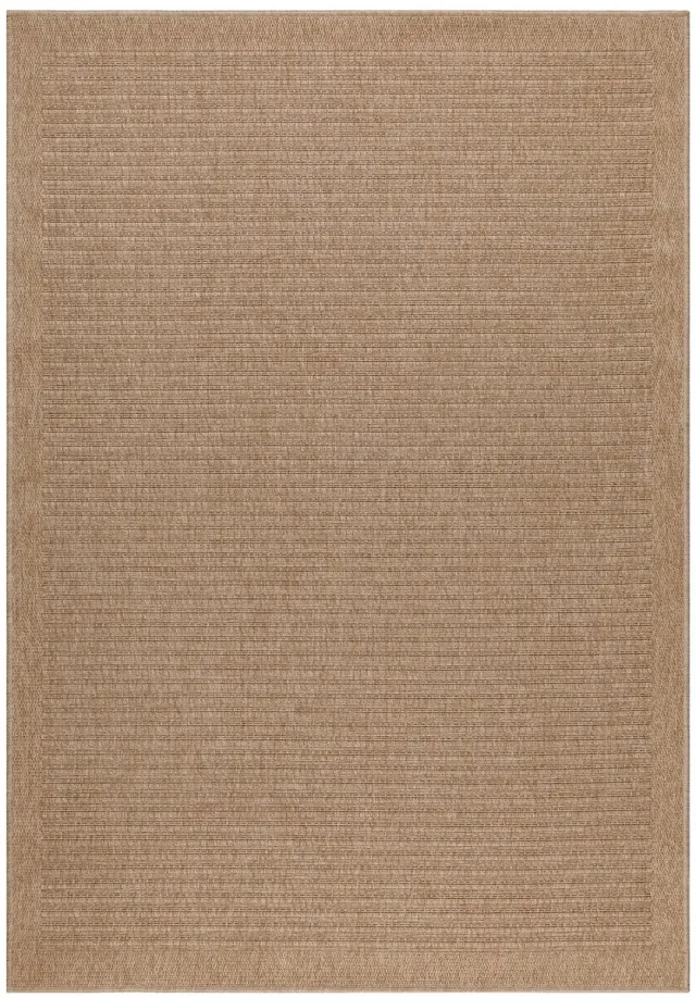 Dutch XXL Buitenkleed | Dhaka | Strepen | Beige | Buitentapijt | Tuintapijt