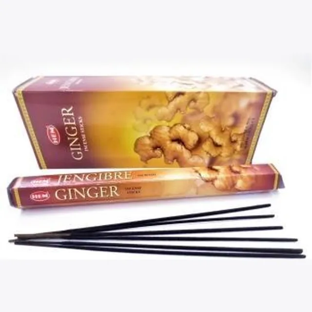 HEM Wierook - Ginger - Slof (6 pakjes/120 stokjes)